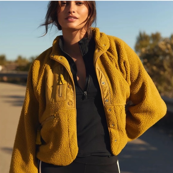 NEW Free People Hit The Slopes Fleece Jacket - Picture 5 of 16